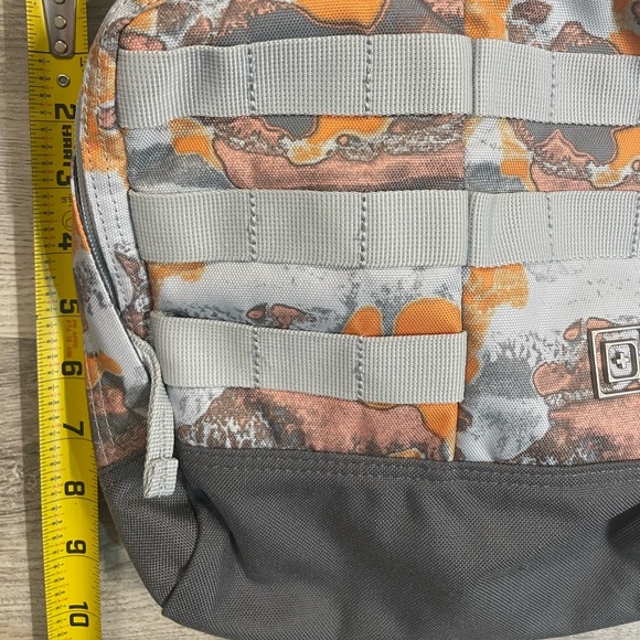 5.11 Tactical Crossbody Bag Orange Grey Camo CCW ready 10” - Picture 3 of 12